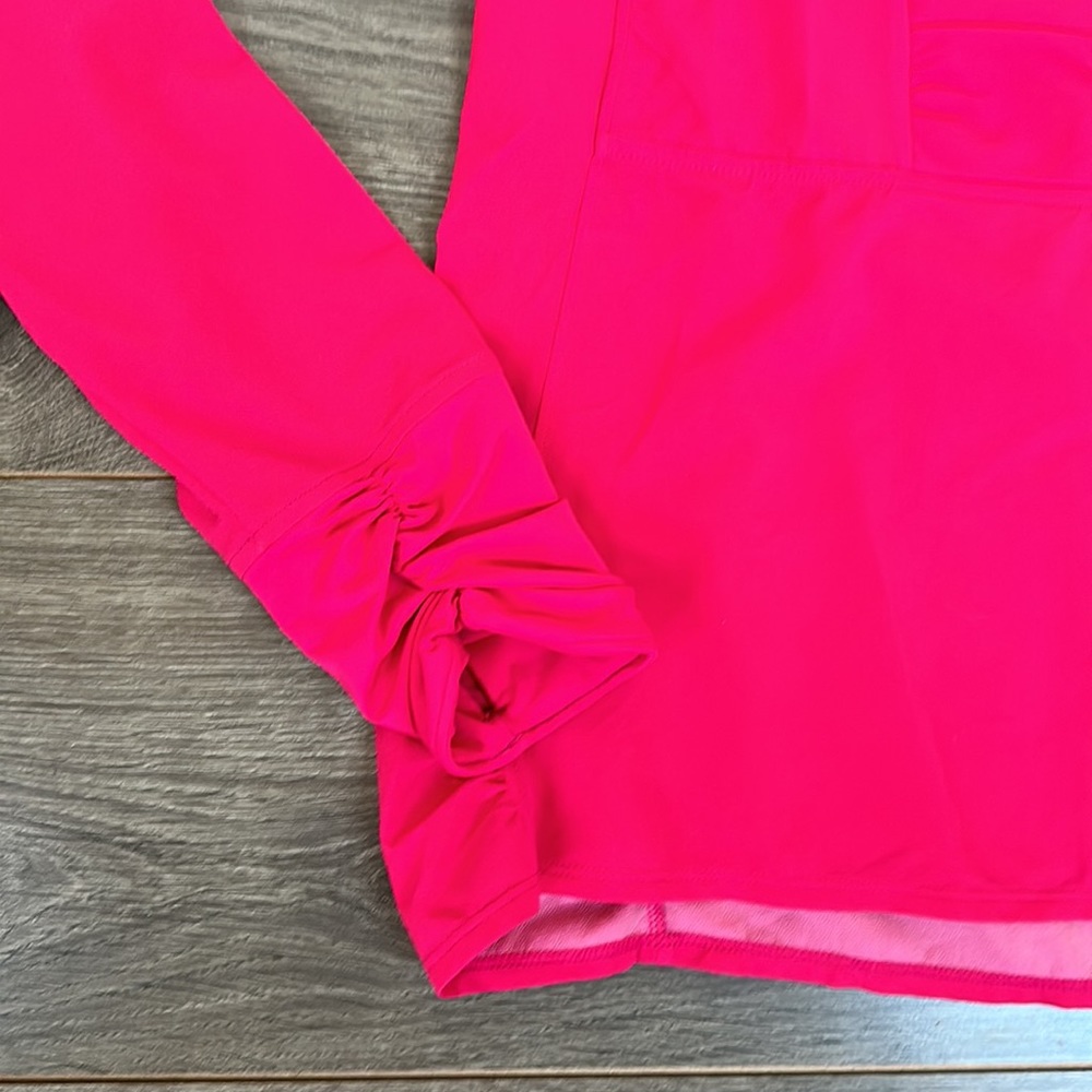 NWT Brooks Running Infiniti Anorak running jacket Pomegranate Pink Size XL - Picture 3 of 7